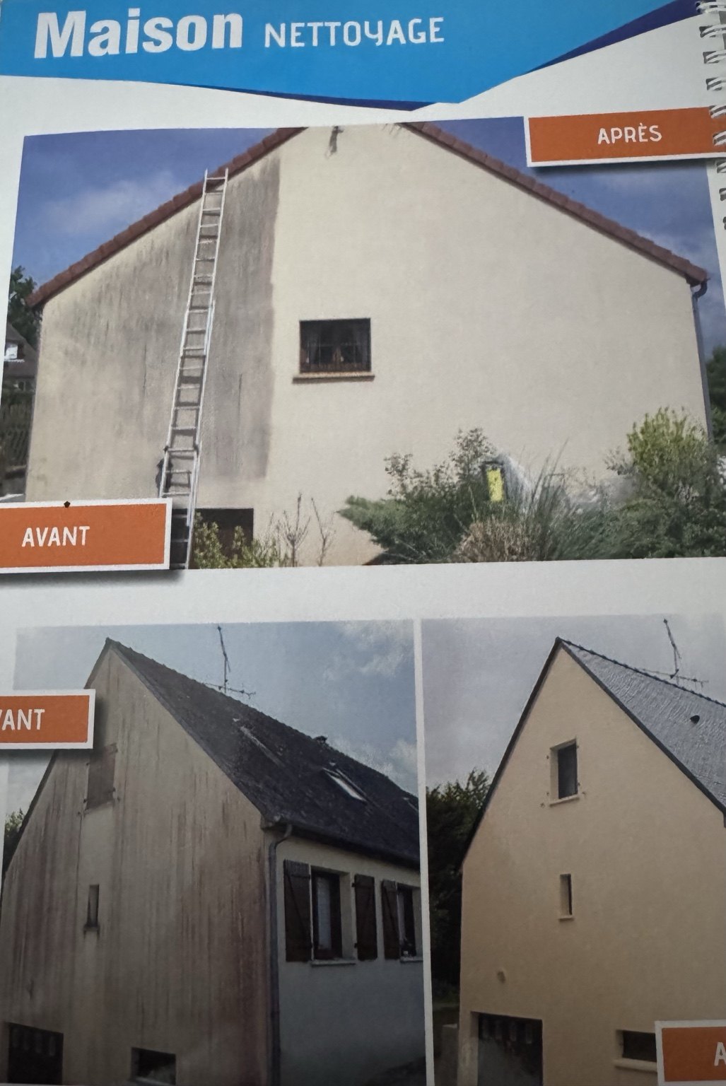 Avant - Nettoyage de pignon
